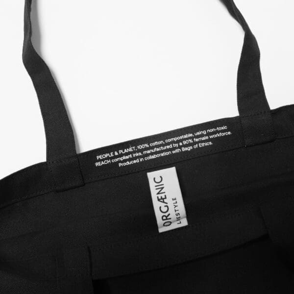 Canvas Bag black Detail 2 scaled