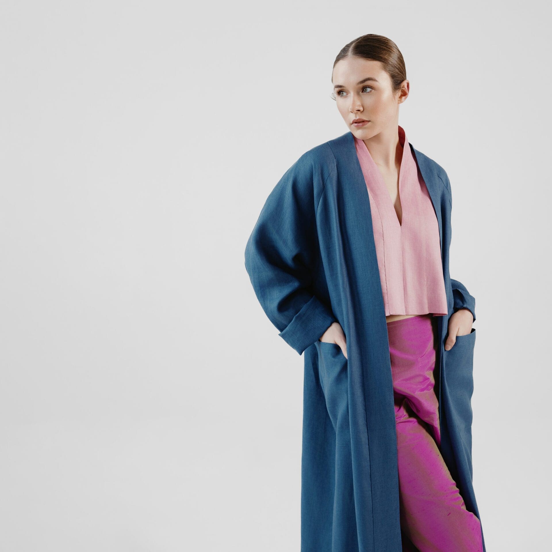 Leinen Mantel Blau 4 scaled