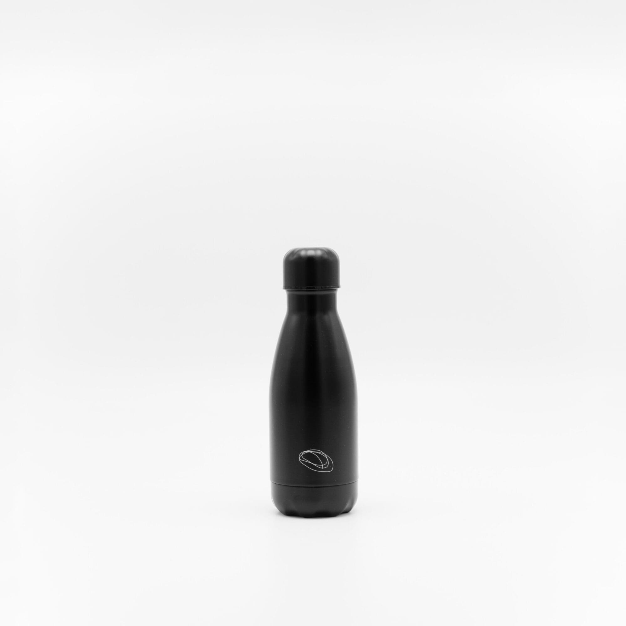 Trinkflasche Metall schwarz 2 scaled