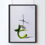 Poster ORGÆNIC SISSORS Motiv 2 ffbbcdabdbdadaeed
